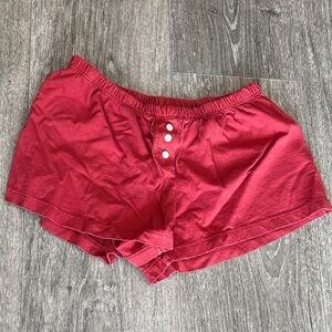 Brandy Melville Red Women's Shorts